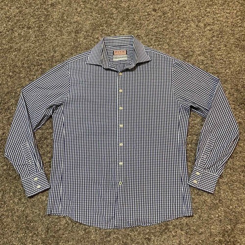 Blue Button Up Slim Fit Shirt 