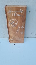Rustic Waney Live Edge Floating Shelf Wood Solid Chunky Oak, Cherry, Beech, Ash