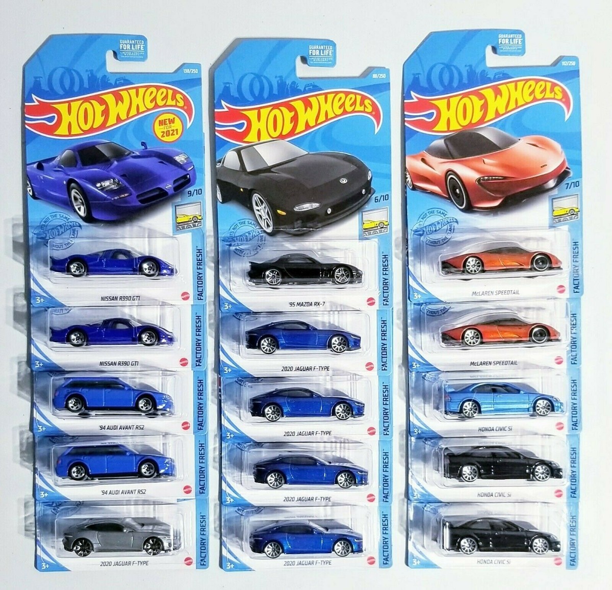 Hot Wheels Factory Fresh 2021 Asst. L2593 You Pick 'Em - Volume
