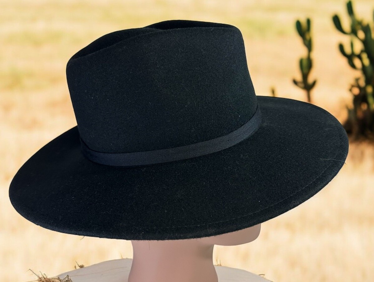 Brixton Ladies Black Cowboy Hat Size Small NWT Adjustable  display picture 1