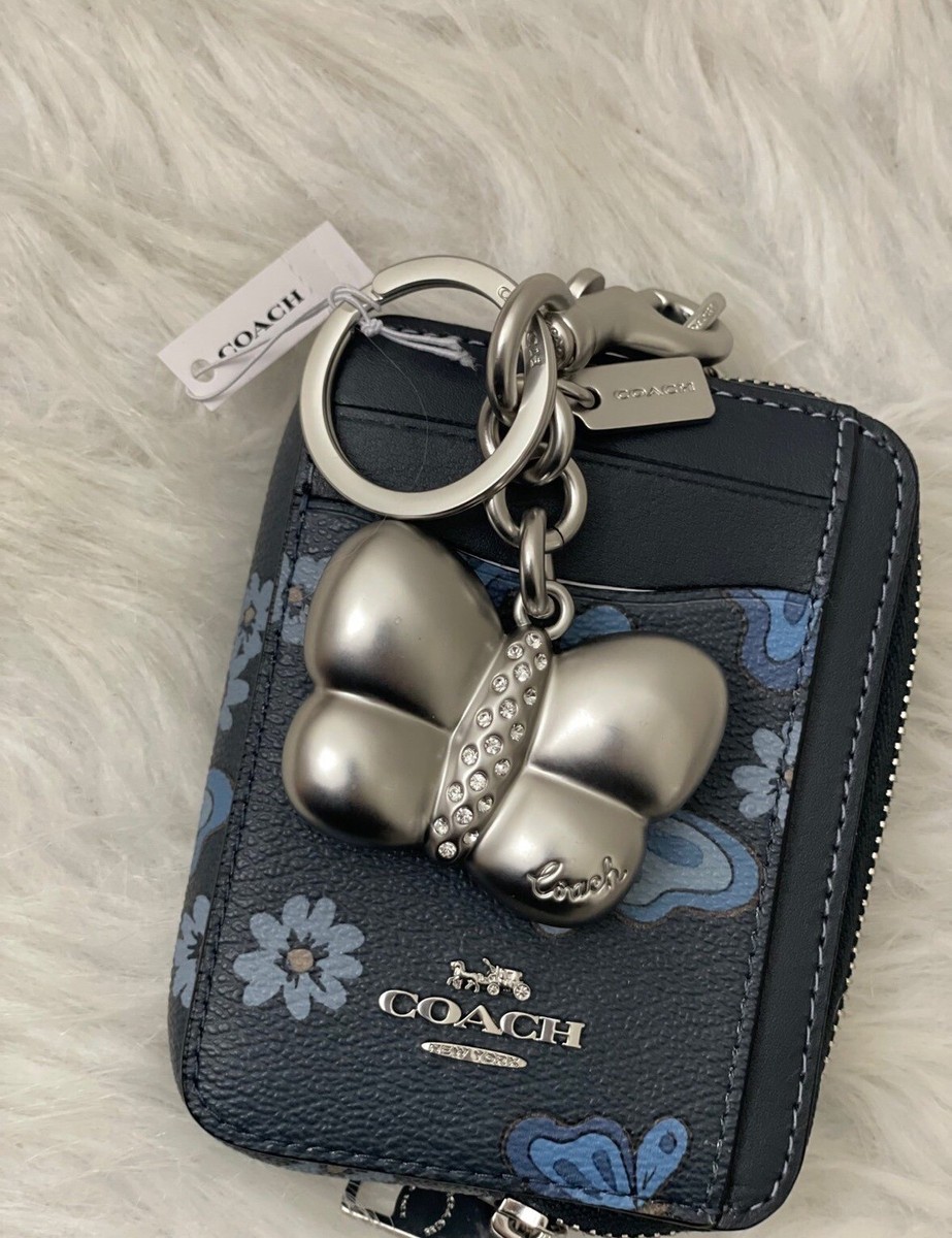 COACH 蝶デザイン キーホルダー セット　保存袋付 バラ売り可 楽天市場】Happy ちょうちょ 蝶 ハート イニシャル キーホルダー
