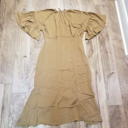 Hackwith Design House XL Midikleid Cold Shoulder fließend Boho Chic nachhaltig - Bild 8 von 14
