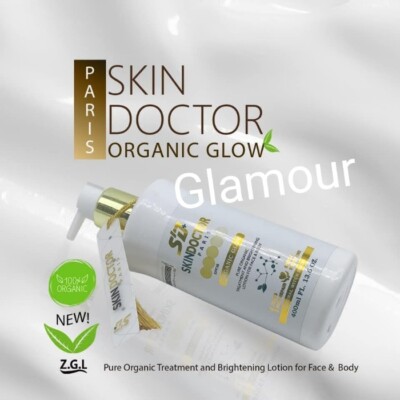 X 1 ORIGINAL Skin Doctor paris Organic glow face & body lotion . Exp. 2028spf 30