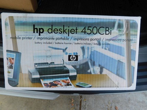 HP DESKJET 450 450CBi MOBILE PRINTER USB/BLUETOOTH NEW OPEN BOX