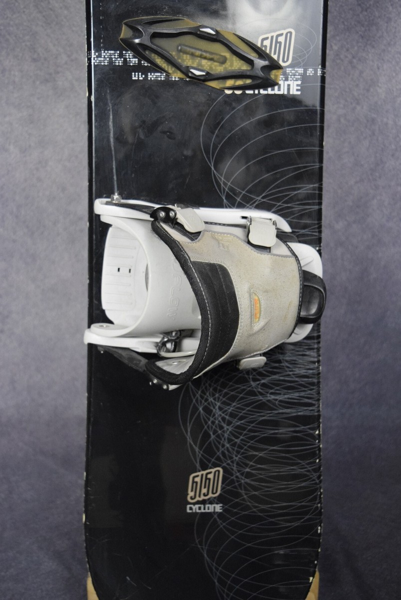 5150 CYCLONE SNOWBOARD SIZE 153 CM WITH FLOW LARGE BINDINGS 5150 CYCLONE SNOWBOARD SIZE 153 CM WITH FLOW LARGE BINDINGS