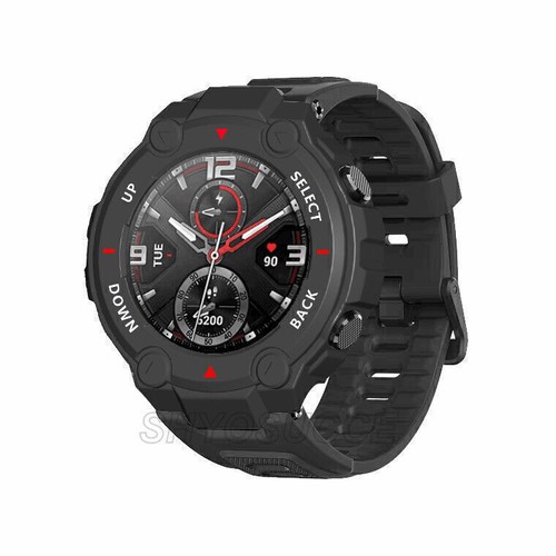 Silicone Band Strap Watch Case for Huami Amazfit T-Rex 2/T-Rex Pro/T-Rex Ultra - Picture 151 of 257