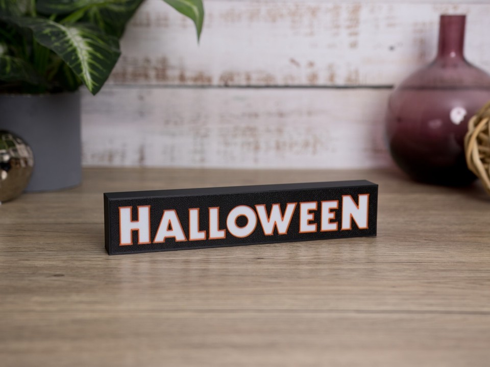 Halloween Movie Sign, USB LED Light, Horror, Hot Toys, Cinema Room