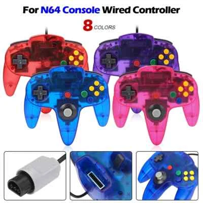 BRANDED Wired Controller Compatible With Nintendo 64 N64 Joystick Video Game Console