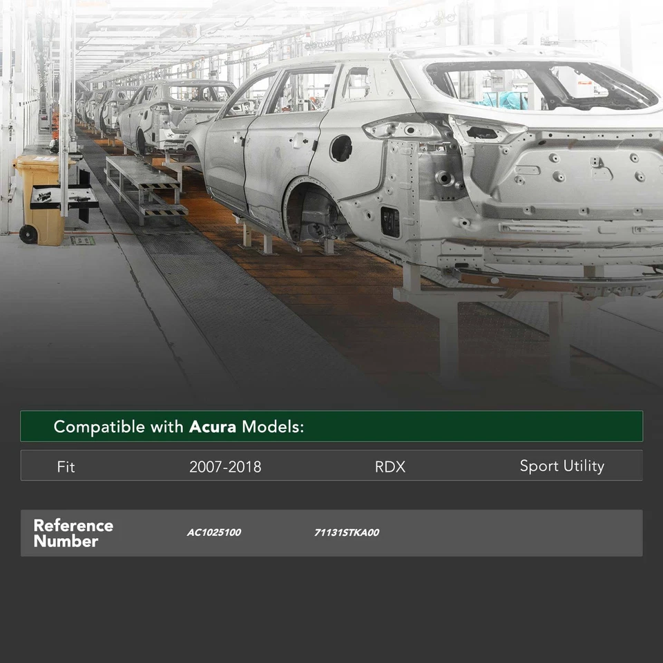 Barra de impacto de refuerzo de parachoques delantero para Acura RDX 2007-2018 SUV aluminio Foto 2 de 4