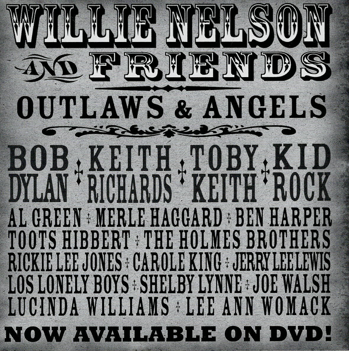 Willie Nelson & Friends: Outlaws and Angels (Full Audio CD Album