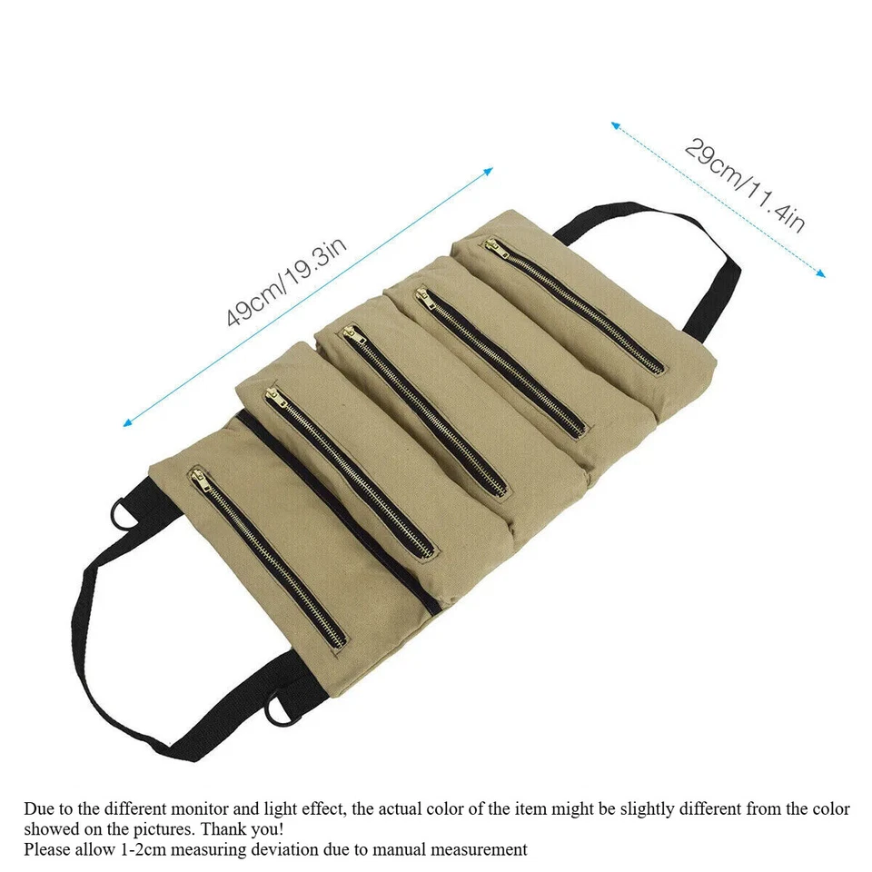 Herramienta enrollable impermeable multiusos bolsa enrollable bolsa llave bolsa colgante portador Foto 2 de 4