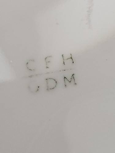 VINTAGE RARE LIMOGE C.F.H G.D.M PLATE - Picture 4 of 5