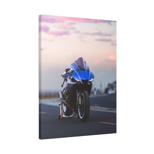 Yamaha R1 High Resolution Museum Quality Vertical Motorcycle Canvas Print #007 - Picture 4 of 10
