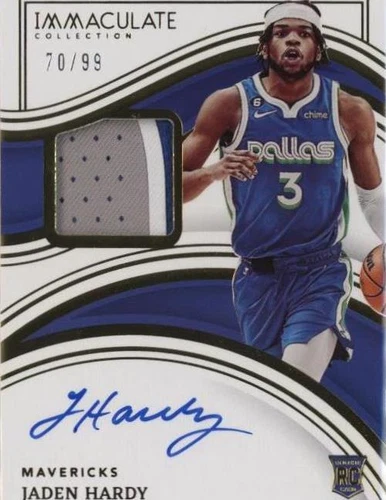 2022-23 Panini Immaculate Collection - Jaden Hardy #119