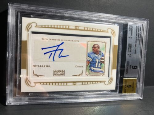 2009 Topps Mayo Autographs Derrick Williams #MA-DW Rookie RC BGS 9 Auto 9 Mint