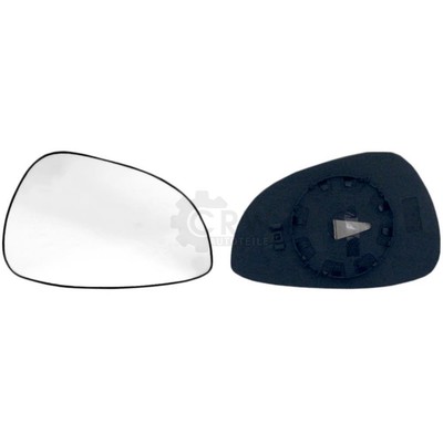 Alkar Außenspiegel Glas Links - Grau, Beheizt, Für VW Polo & Skoda Octavia