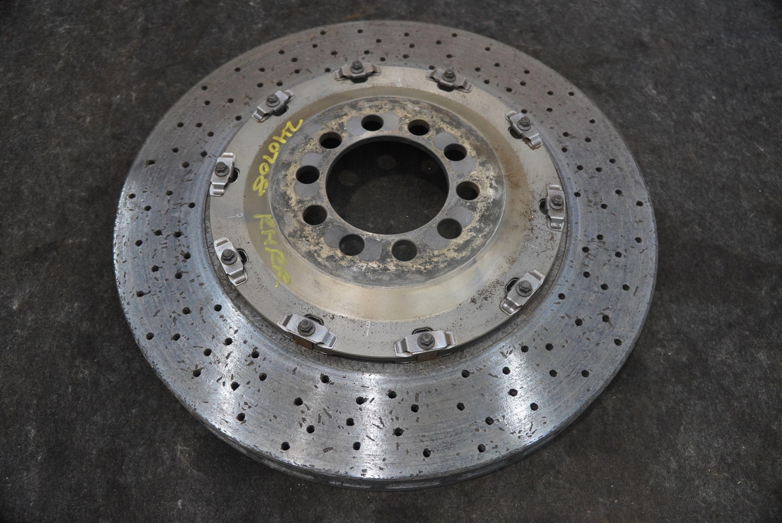 Rear Disc Brake Rotor Brembo Carbon Ceramic 271703 Ferrari 488 Challenge 2018