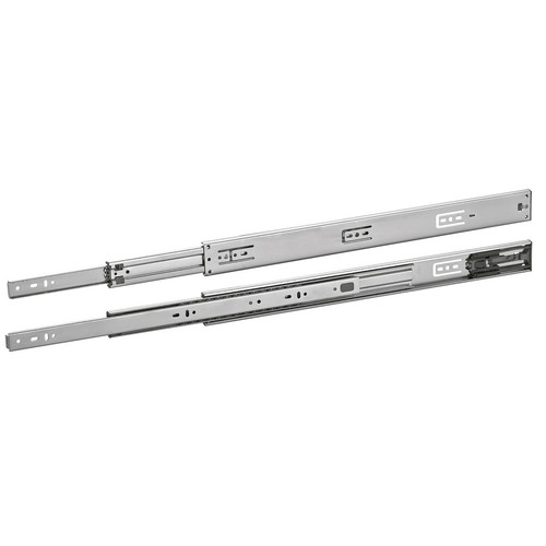 1 PAIR 16" Drawer Slides Full Extension Push to Open 100 Lbs Weight Capacity - Picture 2 of 2