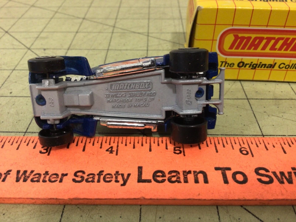 Vintage Matchbox ‘33 Willys Street Rod & box FREE Shipping - Image 3 of 3