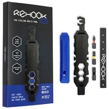 Rehook PLUS Multi-Tool | Bike Tyre Levers, Hex Keys, Wrenches | Gift for Cyclist