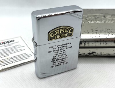 Rare! Auth ZIPPO 1989 Limited Edition CAMEL TROPHY 1937 Replica
