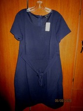 NEW Torrid Navy Side Tie Waist Dress Sz 18 Polyester & Spandex Bust 48 Length 40