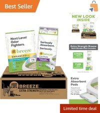 8-Count Cat Litter Pads  7lb Enhanced Pellets - Purina Breeze Refill System