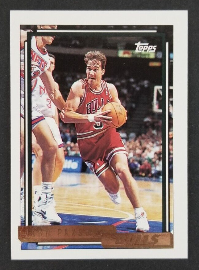 John Paxson 1992-1993 Topps Gold Basketball Card #24 (NM)