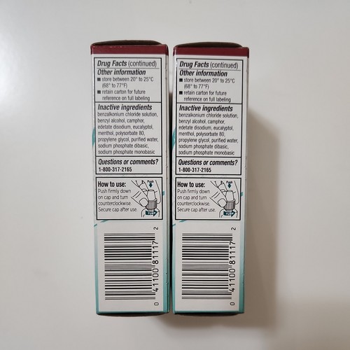 Afrin Severe Congestion Nasal Spray 0.5 Oz x2 Exp 2027+ - Picture 2 of 4