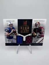 Andrew Luck/Robert Griffin III 2012 Momentum Head of the Class #1 /149 Jersey RC