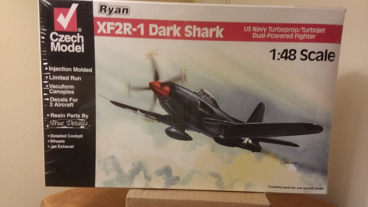 ブランド品専門の XF2R-1 Ryan #4816 Model Czech 1:48 Dark Navy 1950's Shark アメリカ
