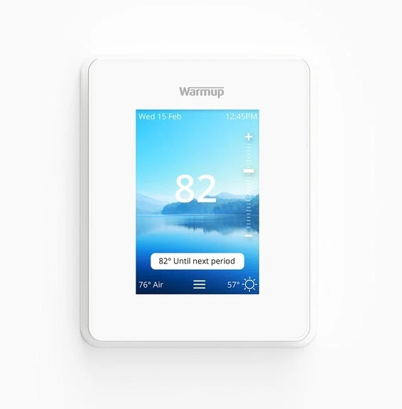 Warmup 6iE Portrait Smart Touch Screen WiFi Thermostat- 6iE