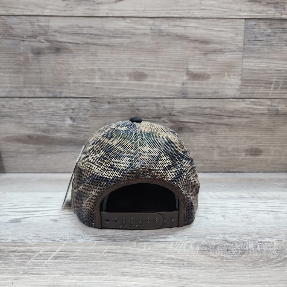 Mossy Oak Camouflage Cap Hat Adult Mens Trucker MeshBack SnapBack Outdoors - Image 4 of 4