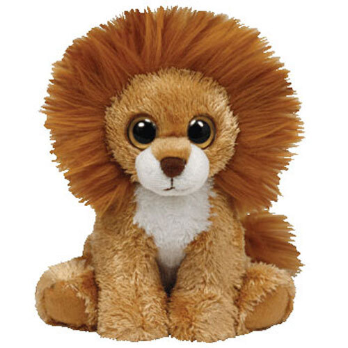 TY Beanie Baby - MIDAS the Lion (Big Eye Version) - MWMTs Stuffed Animal Toy - 第 1/1 張圖片