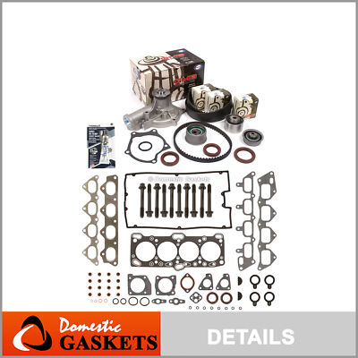 Head Gasket Set Timing Belt Kit Water Pump Fit 93-98 Mitsubishi Plymouth Eagle