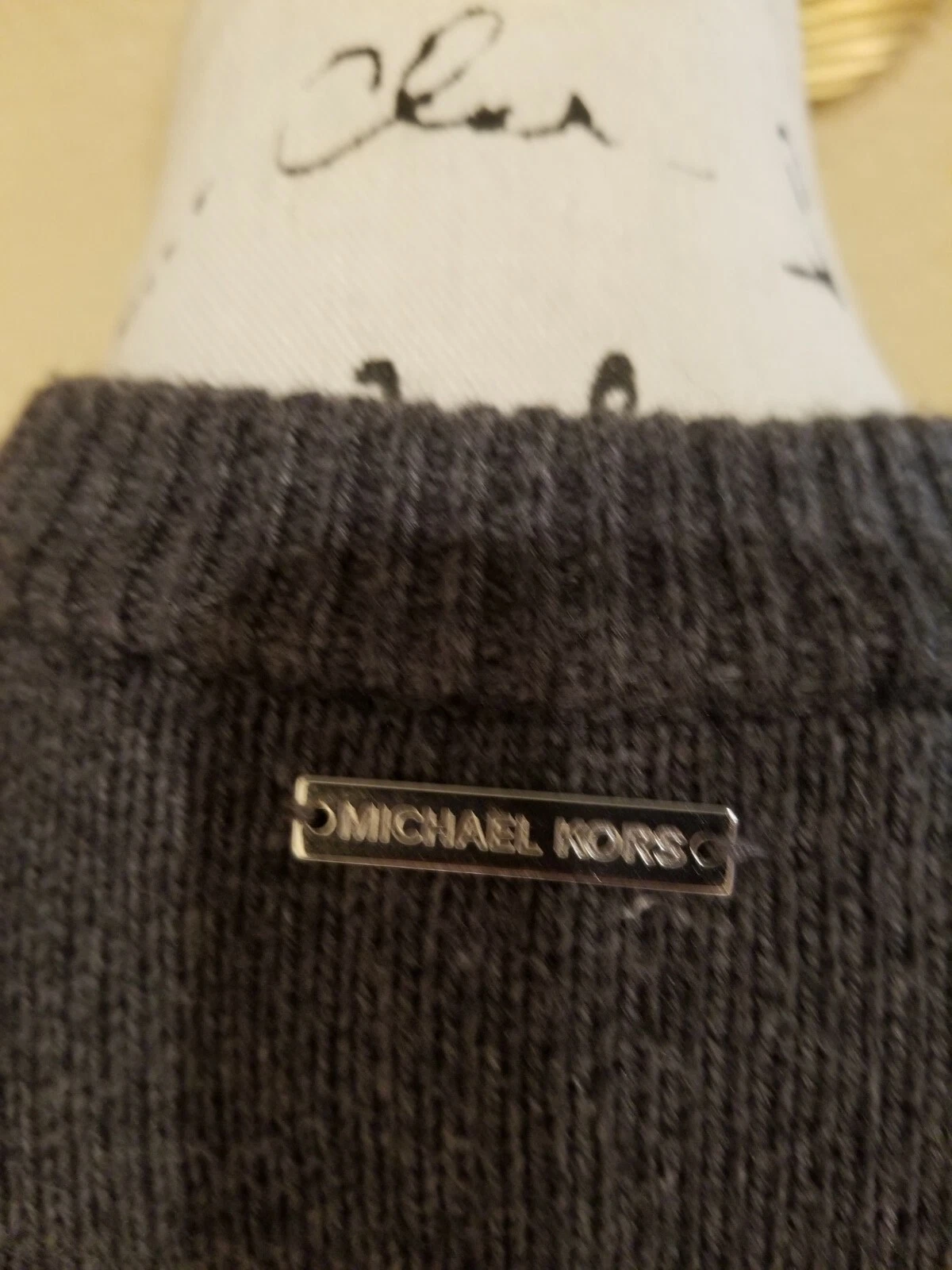 Felpa Michael Kors cristallo impreziosita in grigio taglia S