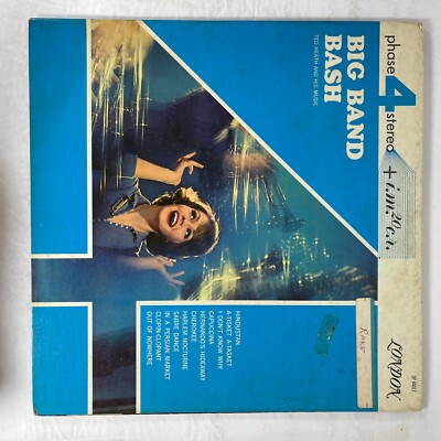 Ted Heath And His Music   Big Band Bash Vinyl, LP 1962 London Records   SP 44017