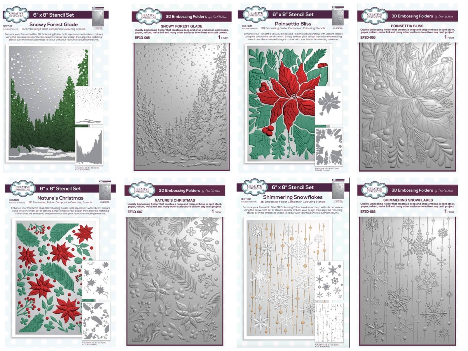Creative Expressions 3D 5"X7" EMBOSSING FOLDER + Companion Coloring ...