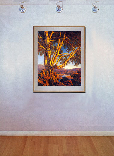 Maxfield Parrish Old White Birch 22x30 Hand Numbered Ltd