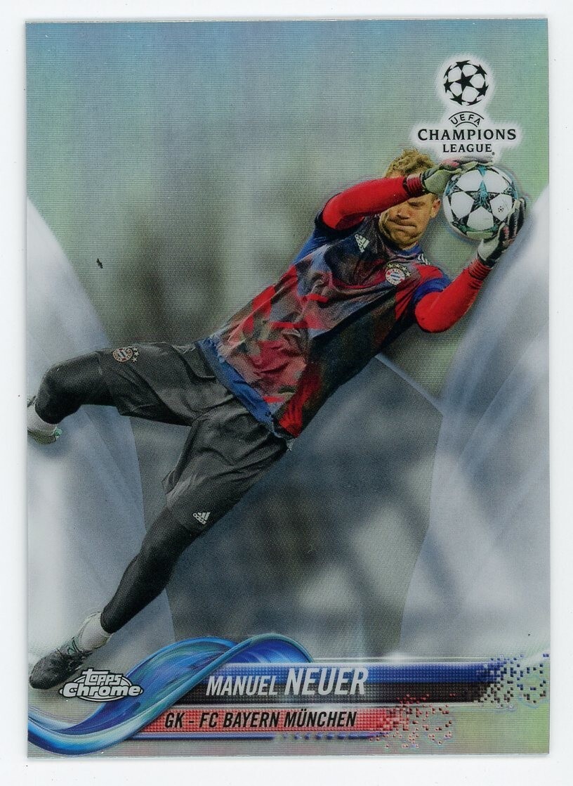 Manuel Neuer 2017-18 Topps Chrome UEFA Champions League Refractor Parallel #46