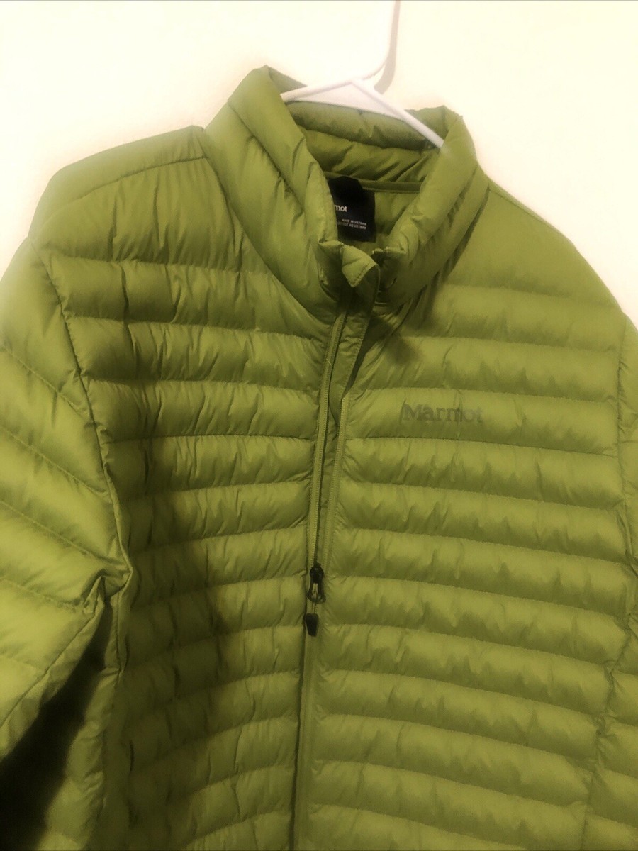 Marmot Men's Echo Featherless Jacket size LARGE Cilantro Color