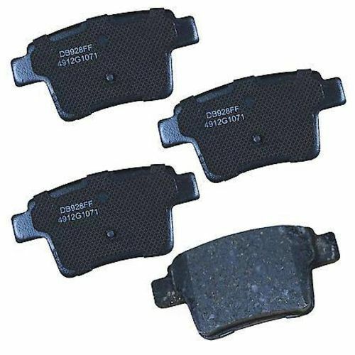 Disc Brake Pad SetPremium Gold Ceramic Rear Brake Pads CARQUEST GNAD1071 for sale online eBay