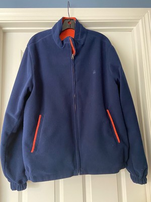 Brooks Brothers full Zip Fleece Jacket Mens Sz L Long Sleeve | eBay