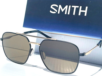 Smith Optics DOUBLEDSAM Matte Black Gold Chromapop Brown Lens