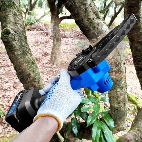 4 INCH Brushless Electric Compact Chainsaw Saw Cutter Cutting Tree Wood Branche - Picture 12 of 19
