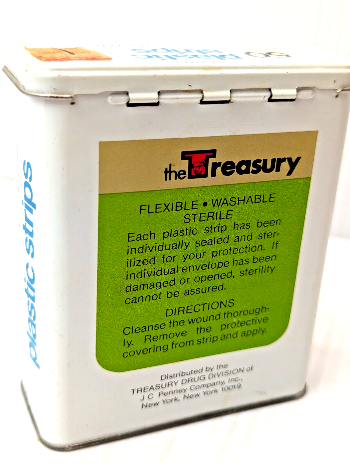 Vintage Plastic Strips Tin theTreasury JC Penny w/ a few Vintage Plastic Strips - Photo 3 sur 7