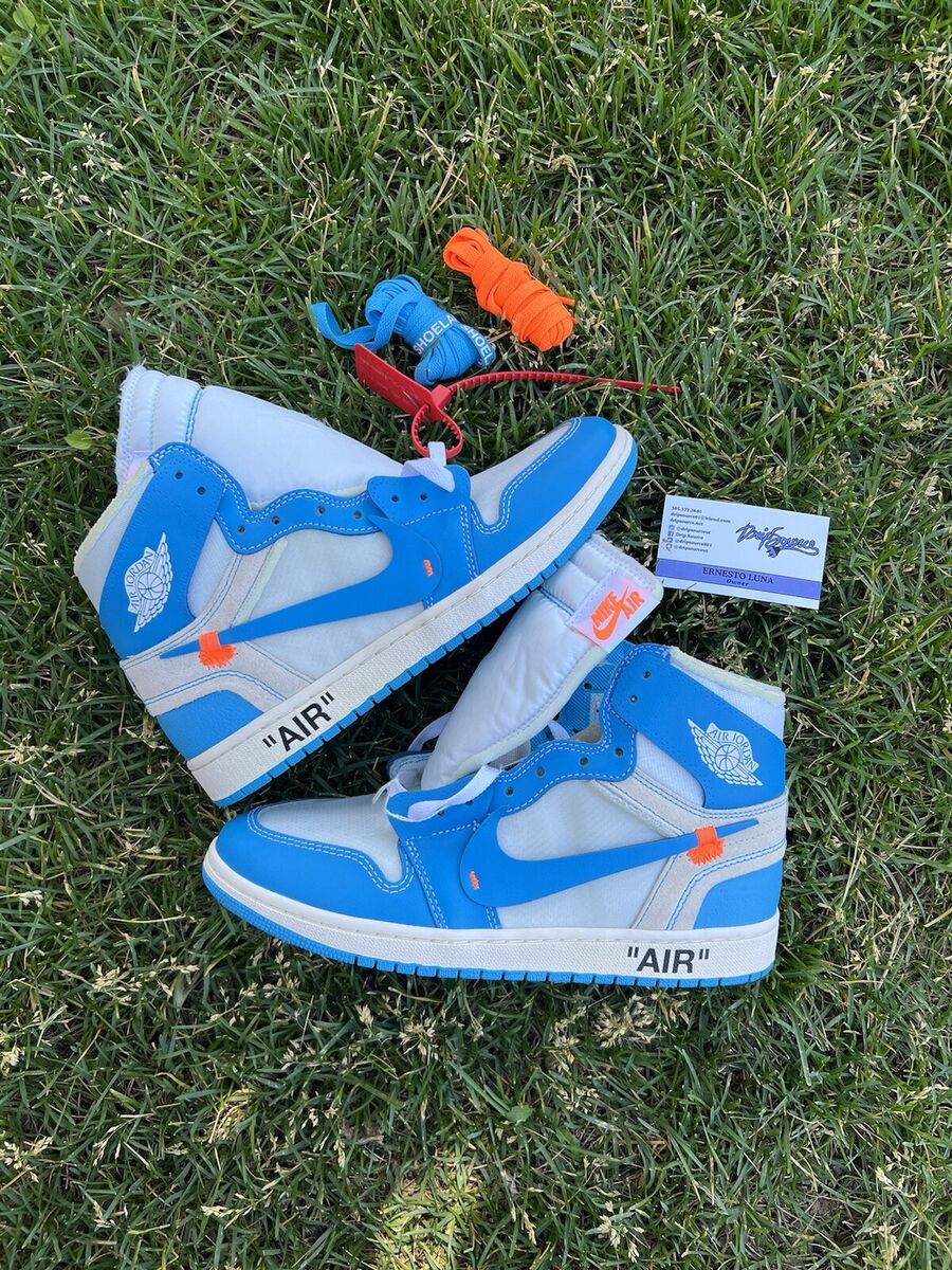 Size 10 - Jordan 1 Retro High OG x OFF-WHITE UNC 2018 Brand Size 10 - Jordan 1 Retro High OG x OFF-WHITE UNC 2018 Brand