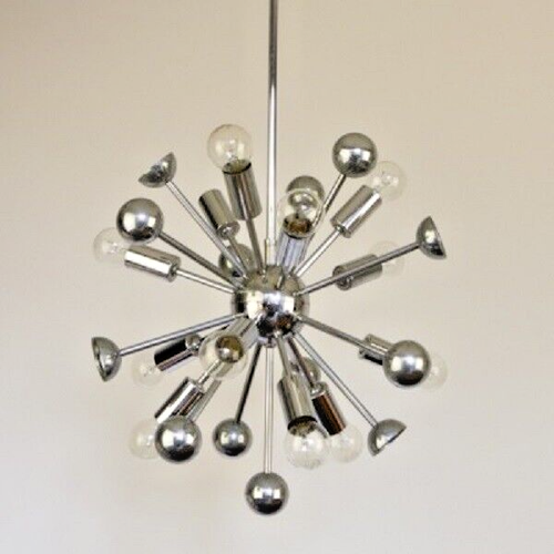 Lustre spoutnik en liton:: moderne du milieu du siècle dernier En vente sur 1stDibs