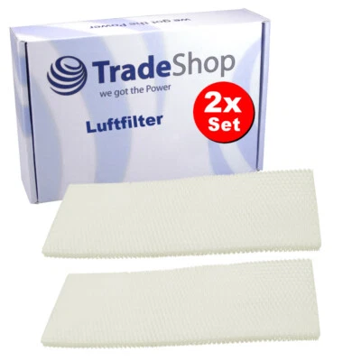 TRADE-SHOP 2x Verdunstungsfilter Ersatzfilter für Trotec B 24 E, B 25 E Luftreiniger