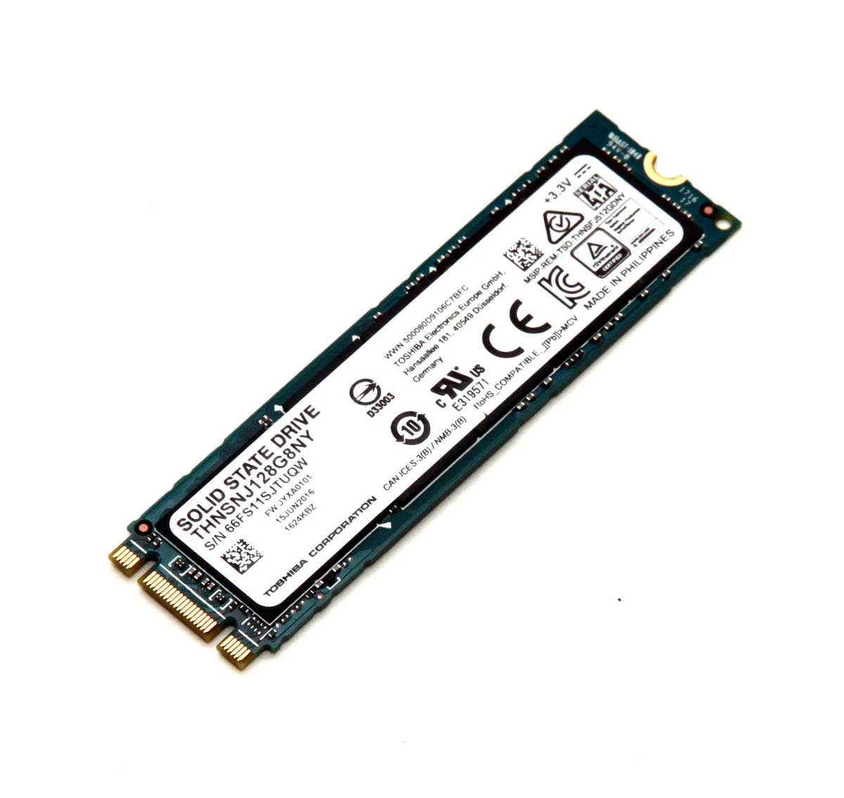 【TOSHIBA製/動作品】m.2 nvme 128GB 6枚 Toshiba M.2 Interface 128 GB Solid State Drives for sale - eBay